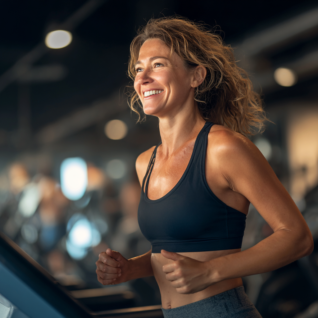 Happy elderly Ukrainian adults engaging in daily activities like walking, gardening, and light stretching outdoors in a park setting